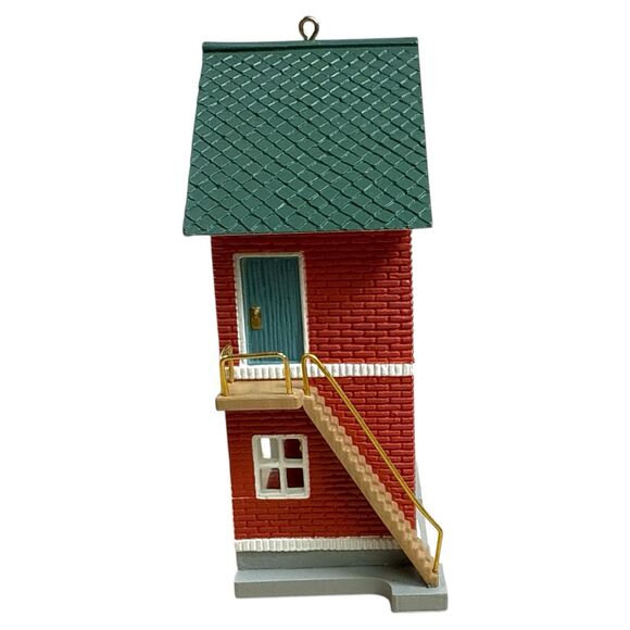 1991 Hallmark Fire Station Ornament Nostalgic Houses Series MIB Christmas - Picture 5 of 9